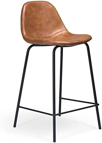 Aeon Furniture Maxine Set of 2 Bar Stool in Honey Finish AE9013-Counter-Honey | Amazon (US)