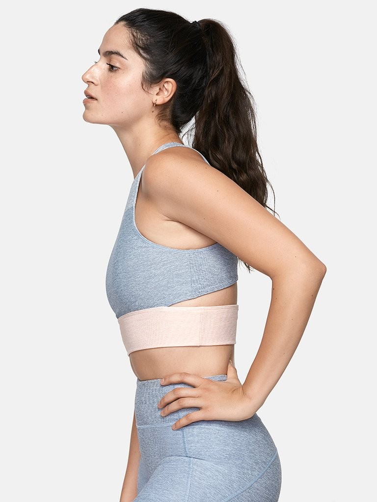 Tri-Tone Slashback Crop Top | Outdoor Voices