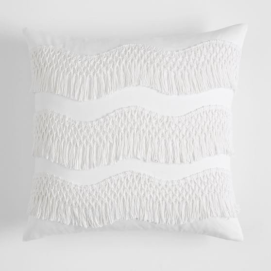 Zig Zag Fringe Pillow Cover | Pottery Barn Teen