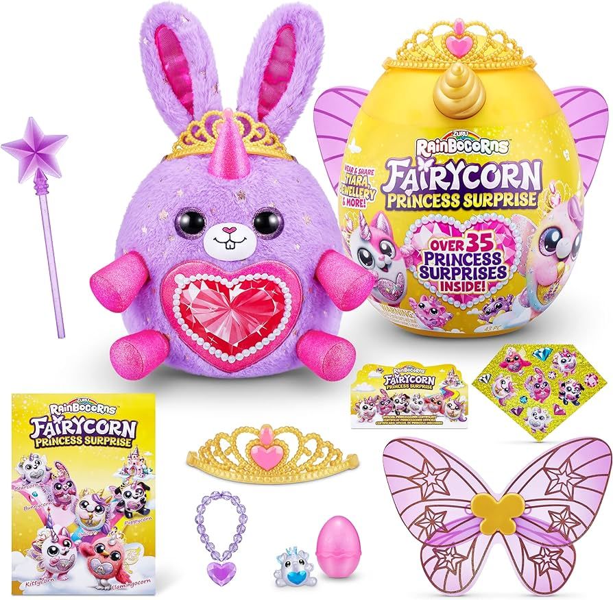 Rainbocorns Fairycorn Princess Surprise (Bunny) by ZURU 11" Collectible Plush Stuffed Animal, Sur... | Amazon (US)