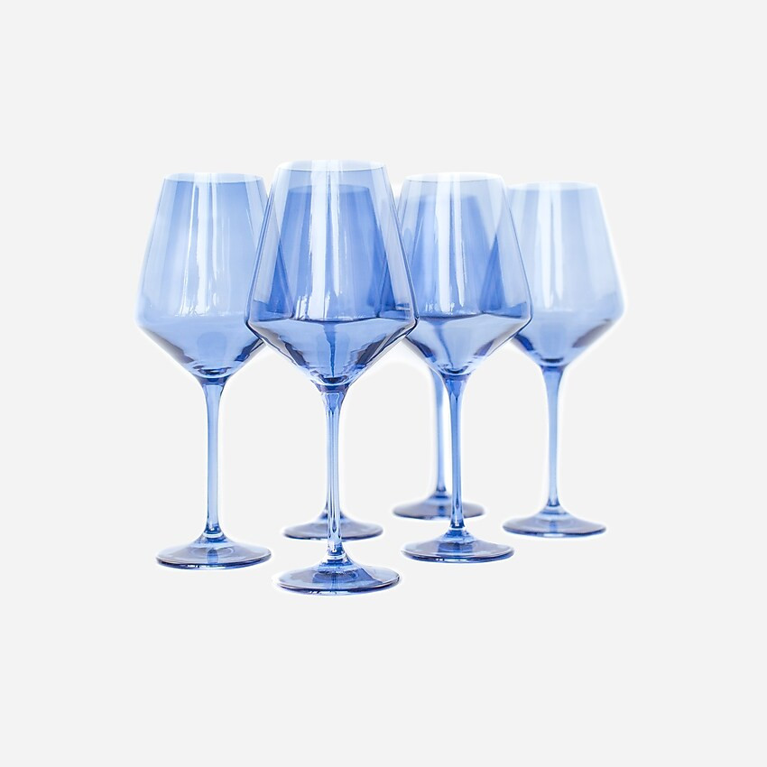 Estelle Colored Glass stemware set-of-six | J. Crew US
