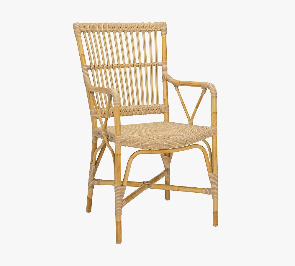Piano Alu-Rattan Outdoor Dining Armchair | Pottery Barn (US)