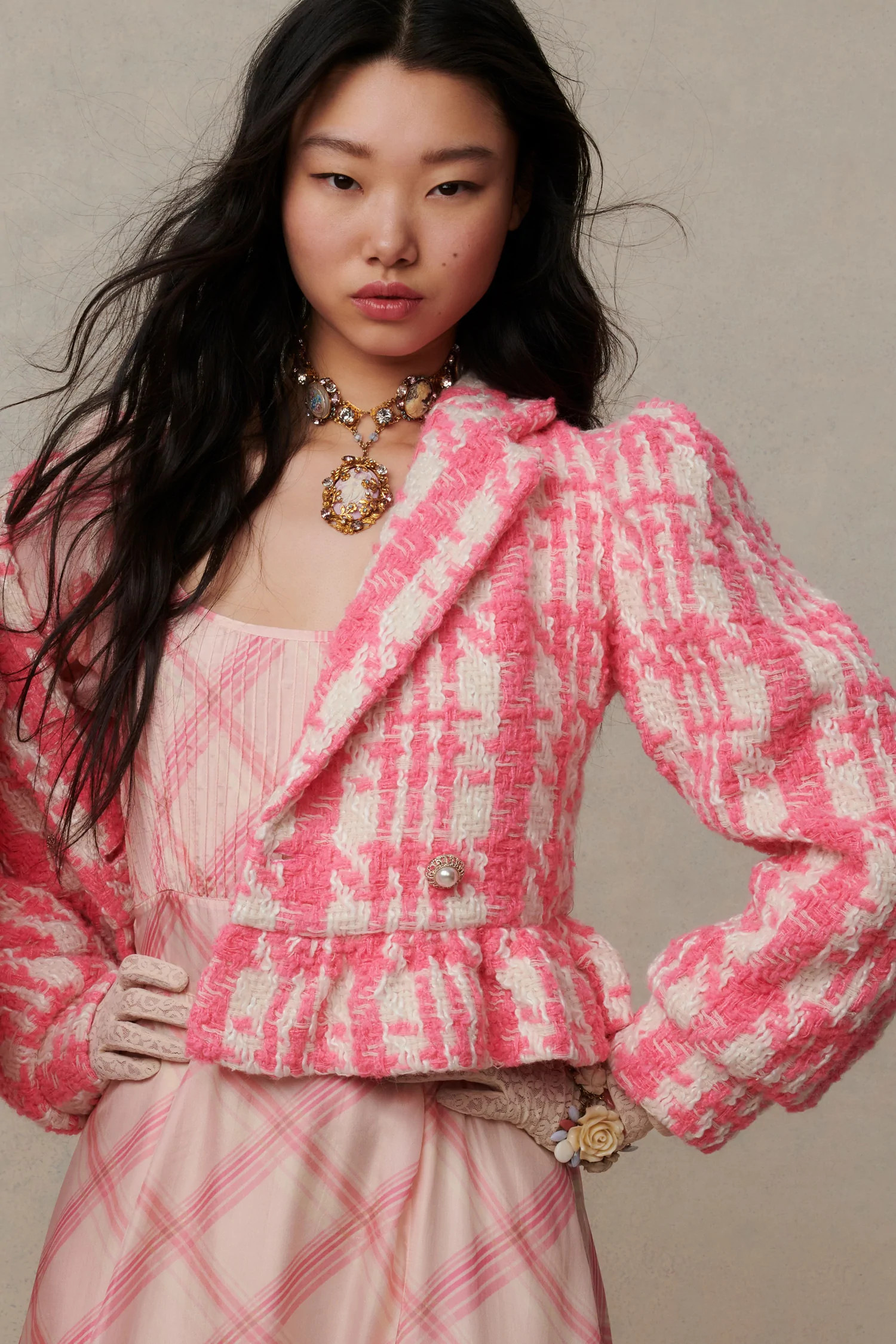 Braelynn Crop Jacket | LOVESHACKFANCY