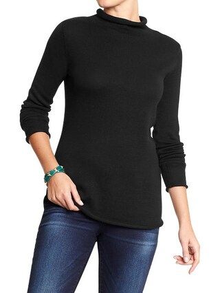 Old Navy Womens Turtleneck Sweaters Size S Tall - Black | Old Navy US