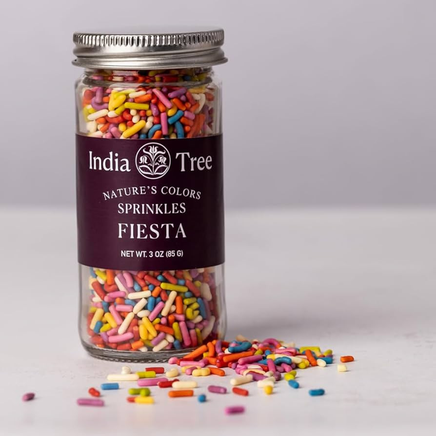 Natural Rainbow Sprinkles – Dye-Free, Plant-Based, 3 oz | Vegan, Kosher, Allergen-Free | India ... | Amazon (US)