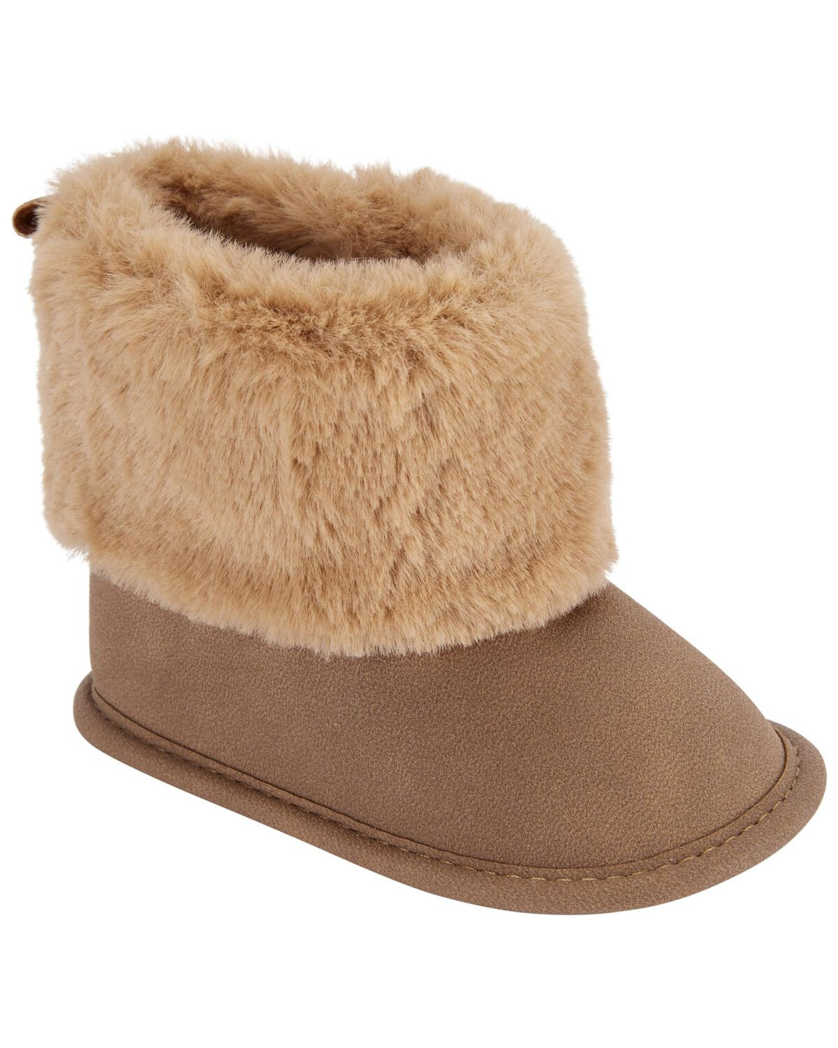 Tan Baby Faux Fur Boots | carters.com | Carter's