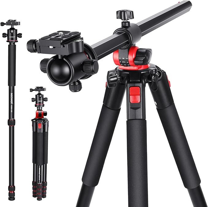 NEEWER 72 inch Camera Tripod Monopod with Center Column and Ball Head Aluminum, Arca Type QR Plat... | Amazon (US)