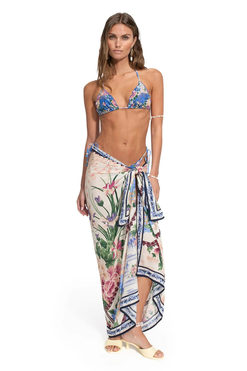 Nader Marine One Pareo Cover-up | Agua Bendita