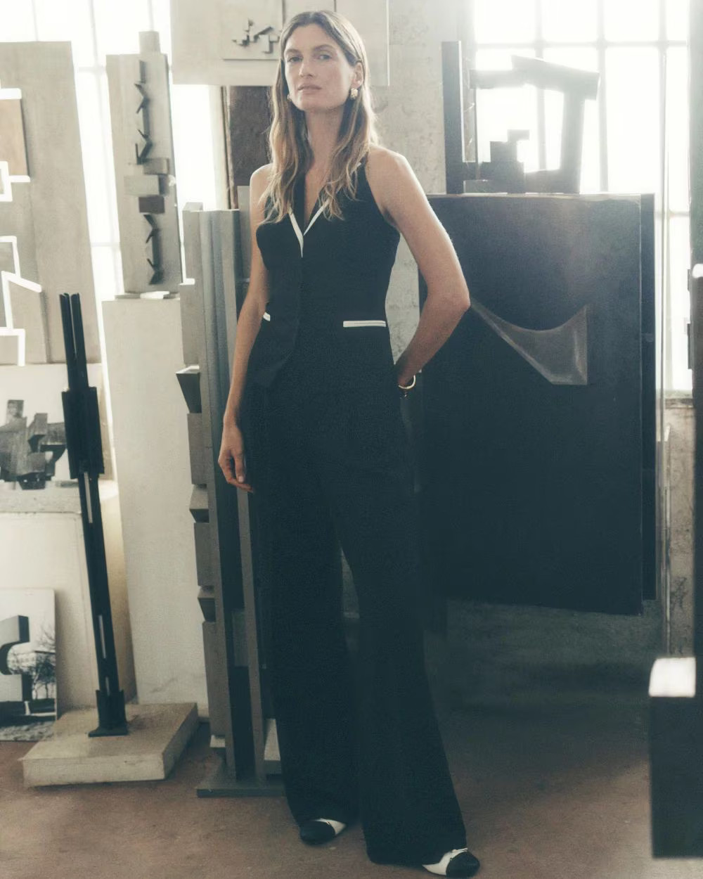 Pleated Wide Leg Pants | White House Black Market