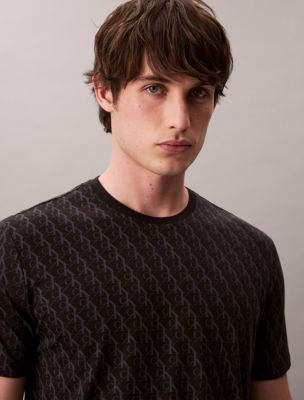 Liquid Touch Allover Monogram Classic T-Shirt | Calvin Klein | Calvin Klein (US)