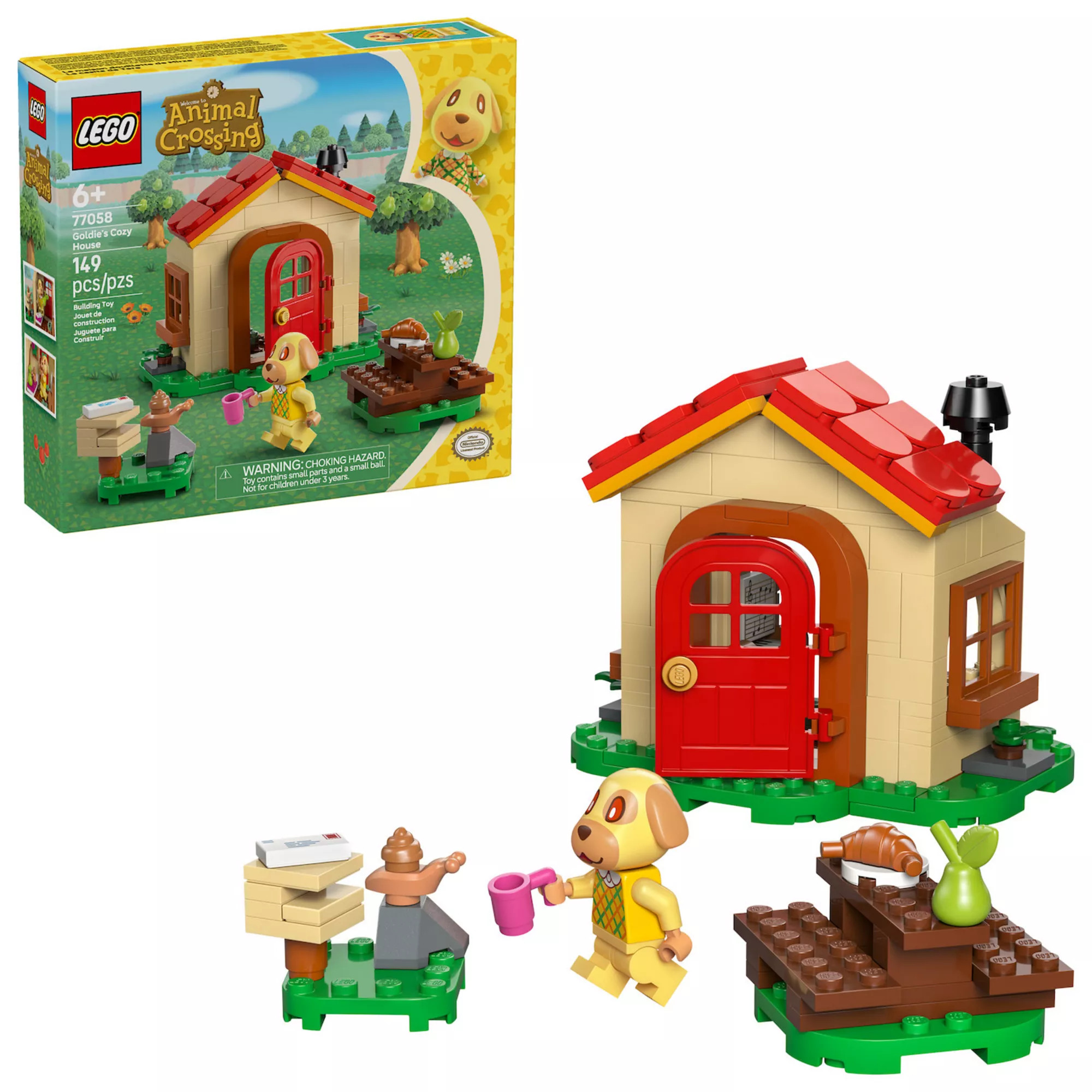 LEGO Animal Crossing Goldie's Cozy House 77058 Building Kit (149 Pieces) | Kohl's