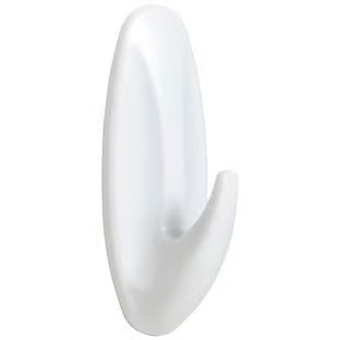 Command Small Designer Hooks White Pkg/2 | The Container Store