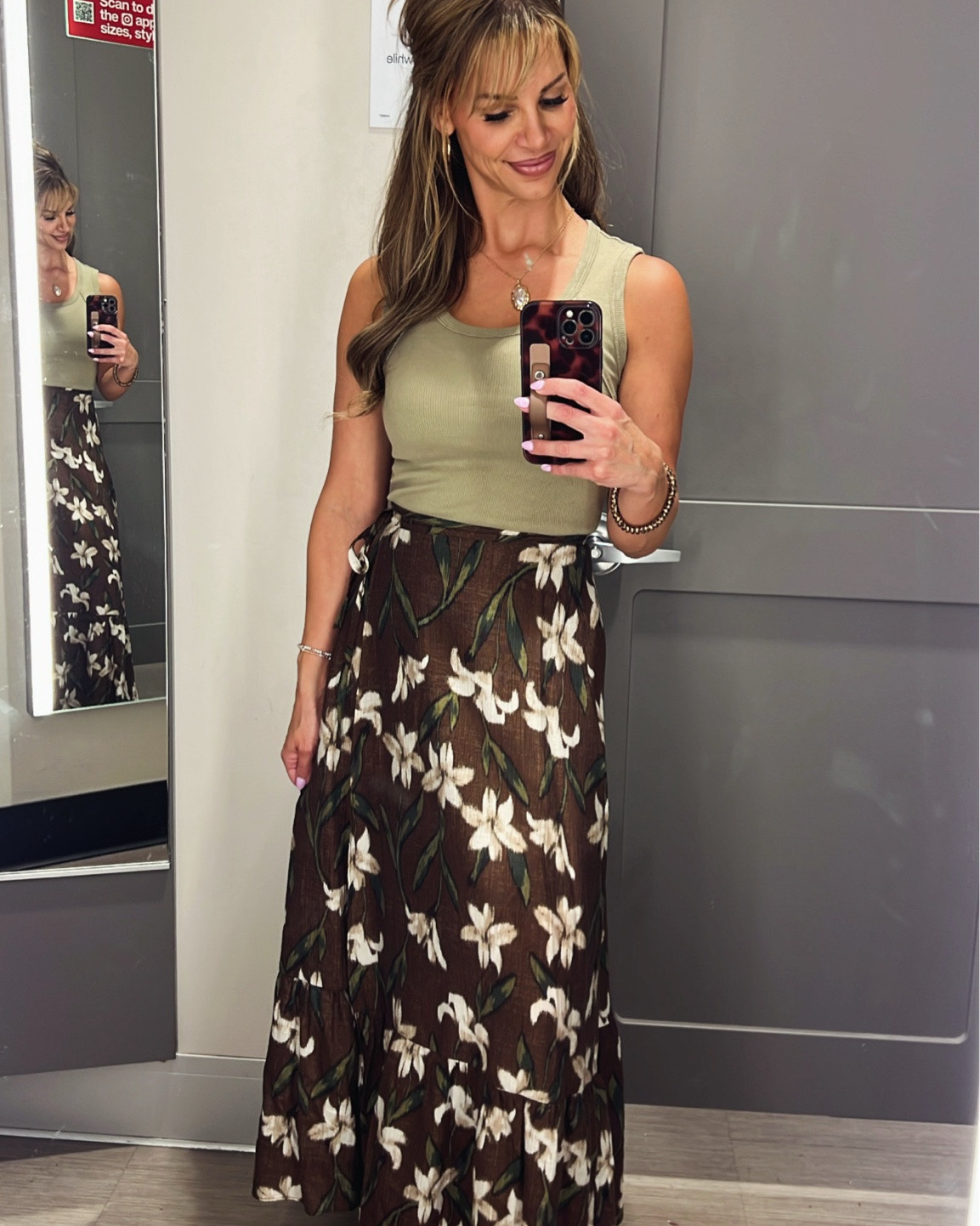 What I grabbed at Target today. Wearing an XS in tops and wrap skirt and a Small in the bottoms of the set. 
I LOVE a comfy set! 🙌 And this wrap skirt is really comfortable and flowy too! 
5’5” 125lbs (long torso/short legs)

#LTKOver40 #LTKootd #LTKPetite