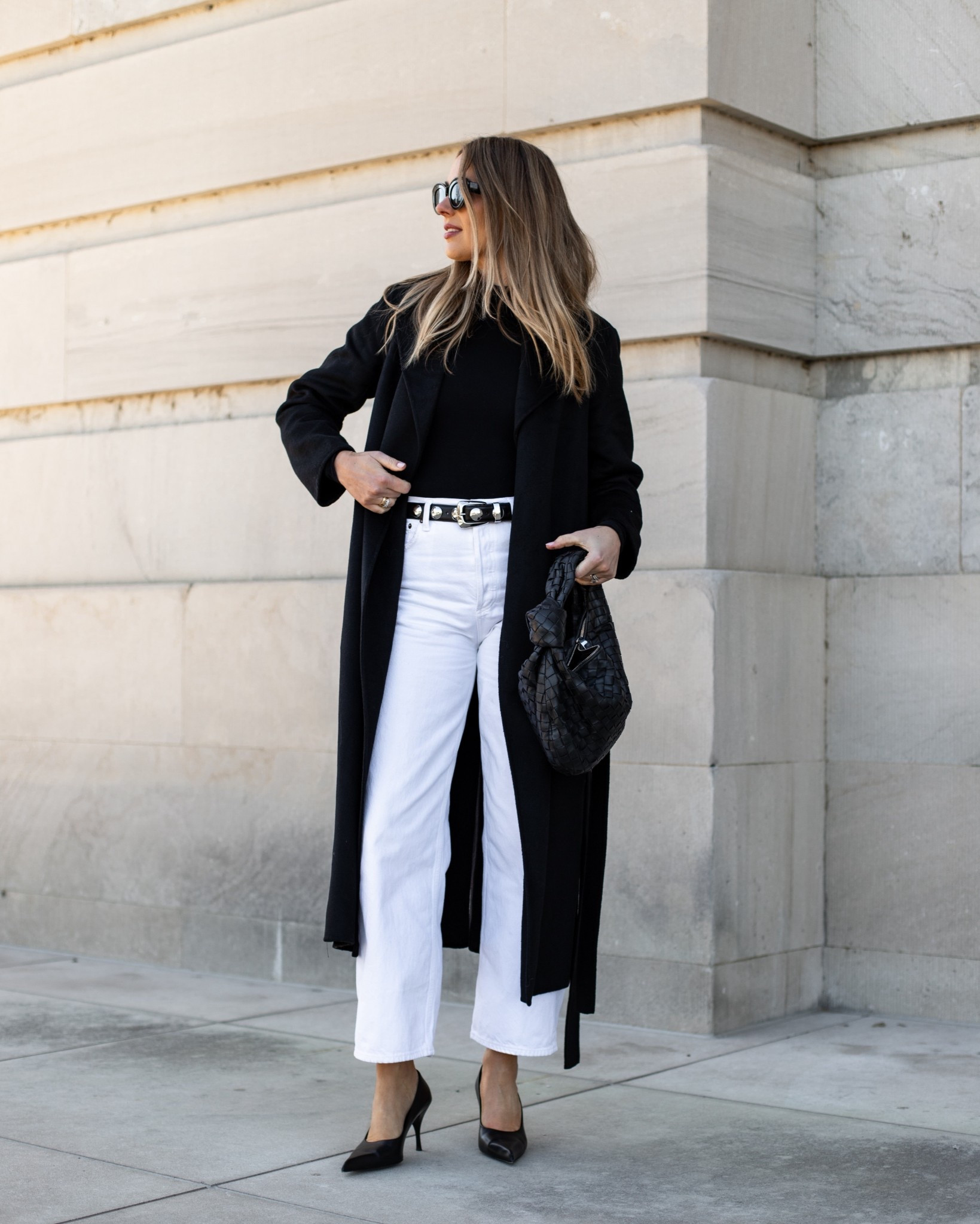 Fashion Jackson, winter outfit, white jeans,
Black coat, winter denim
 @nordstrom #nordstrompartner

#LTKFindsUnder100 #LTKootd #LTKOver40