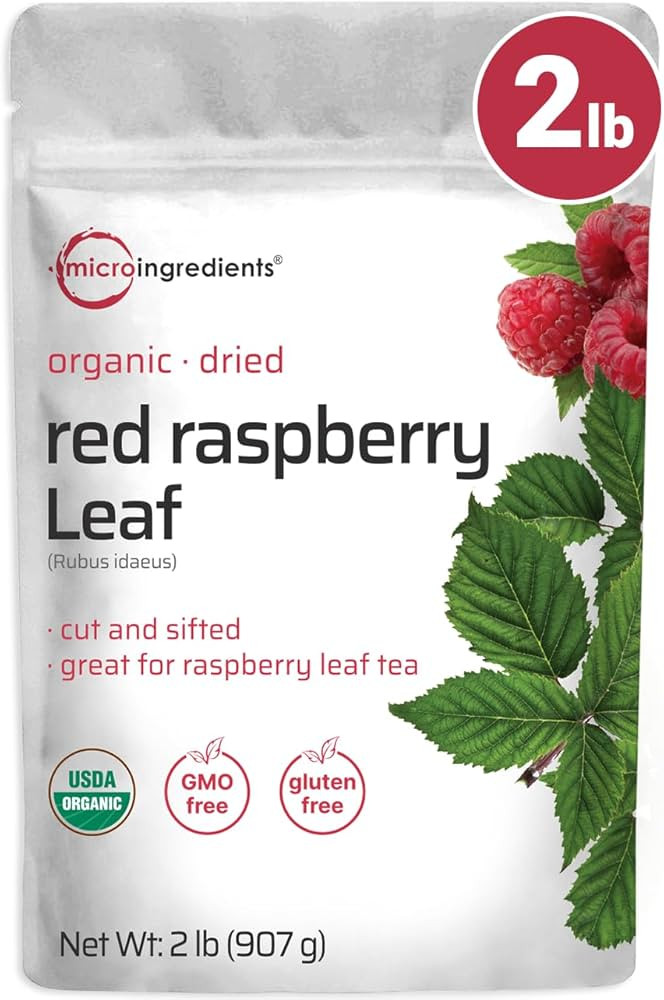 Organic Dried Raspberry Leaf Tea, 2lbs | Refills up to 907 Tea Bags | Premium Source from Germany... | Amazon (US)