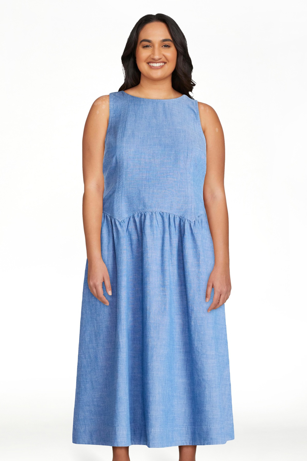 Free Assembly Women\u2019s and Women's Plus Sleeveless Cotton Racer Back Maxi Dress, Sizes XS-4X | Walmart (US)