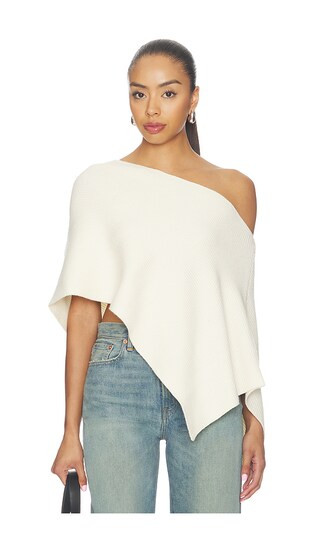 Luminous Poncho in Milk | Revolve Clothing (Global)