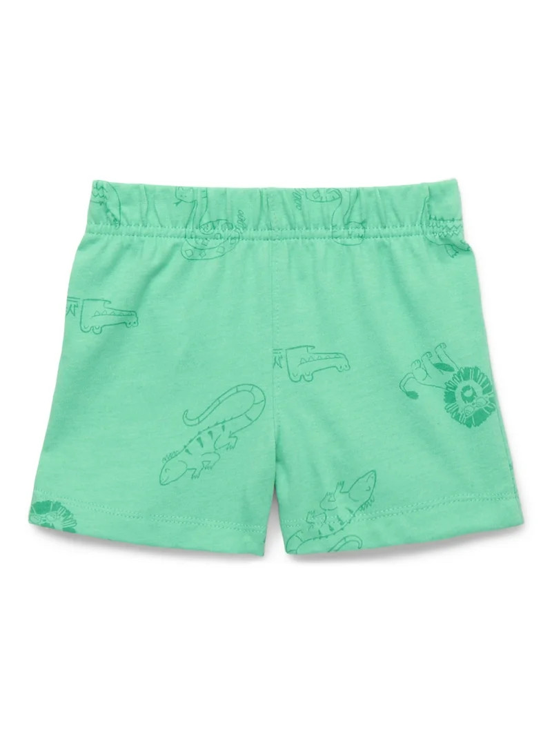 Garanimals Baby Basic Printed Jersey Shorts, Sizes 0-24 Months | Walmart (US)