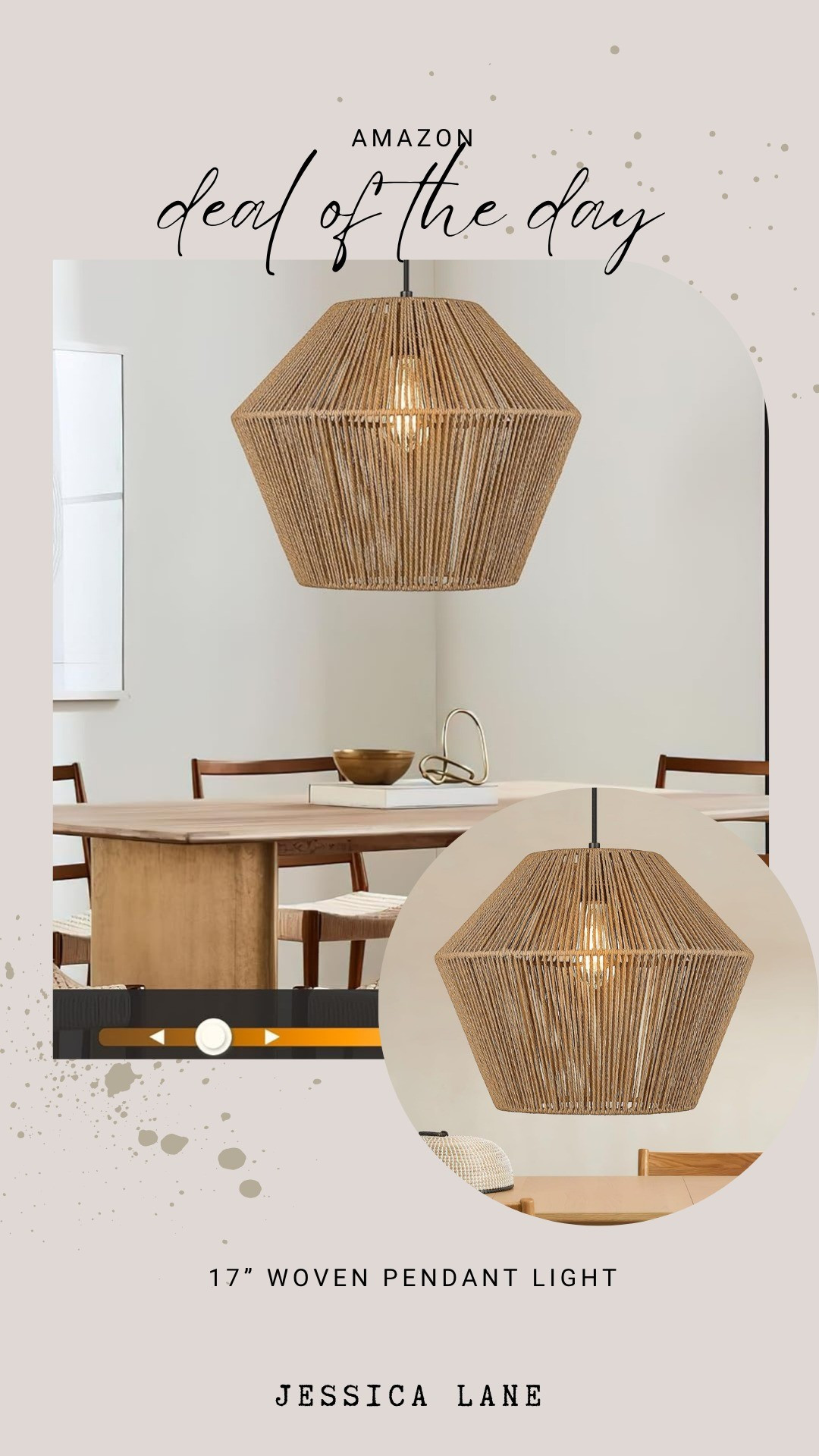 Add a touch of natural texture to your room with this beautiful 17-inch woven pendant light. It creates a warm, inviting glow that works perfectly over a dining table or in an entryway.#homedecor #lighting #amazonfinds #bohostyle

#LTKSaleAlert #LTKHome
