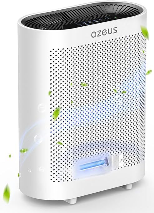 AZEUS True HEPA Air Purifier for Home, up to 1080 sq ft Large Room, UV light | Ionic Generator | ... | Amazon (US)