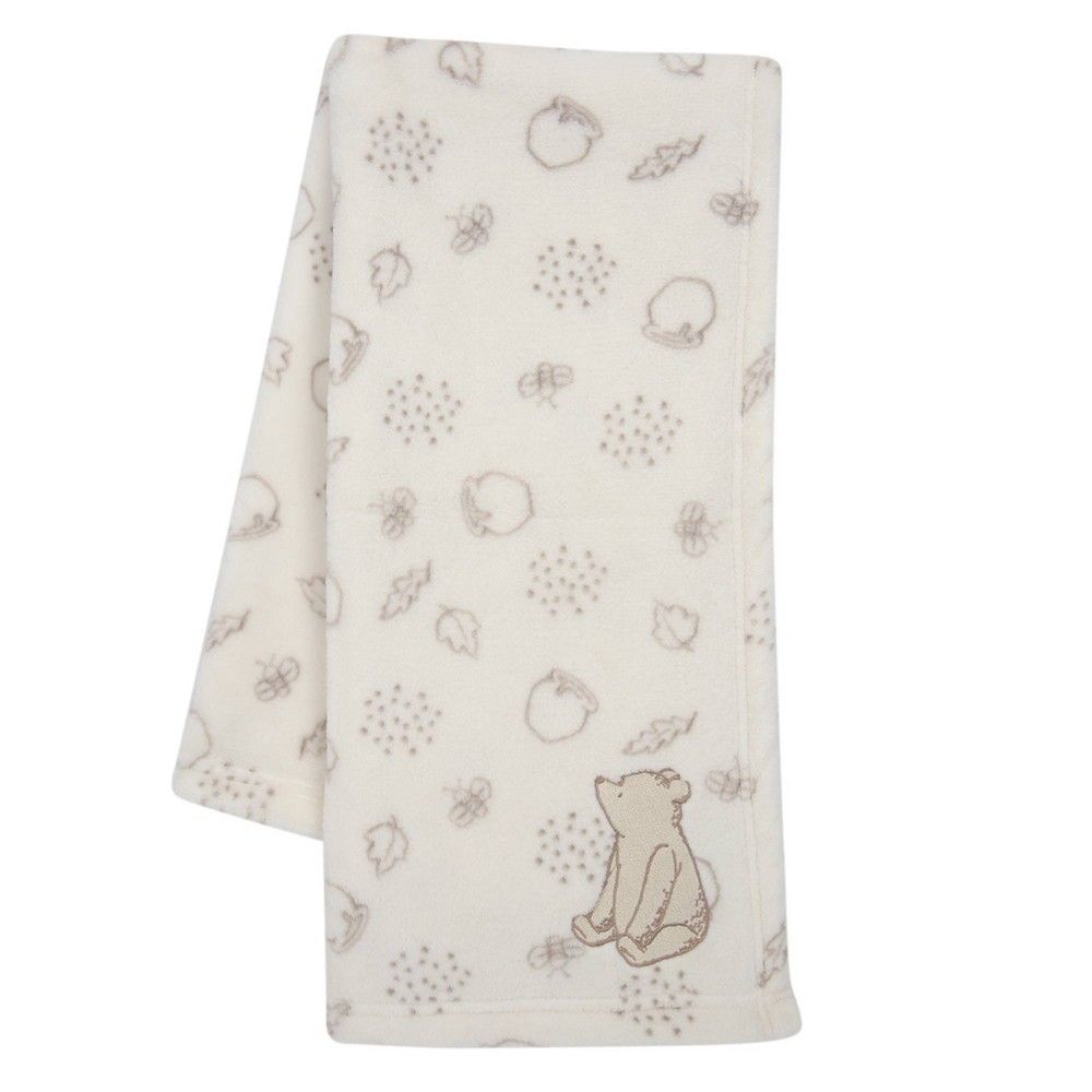 Lambs & Ivy Disney Baby Winnie The Pooh Appliqued Fleece Baby Blanket | Target