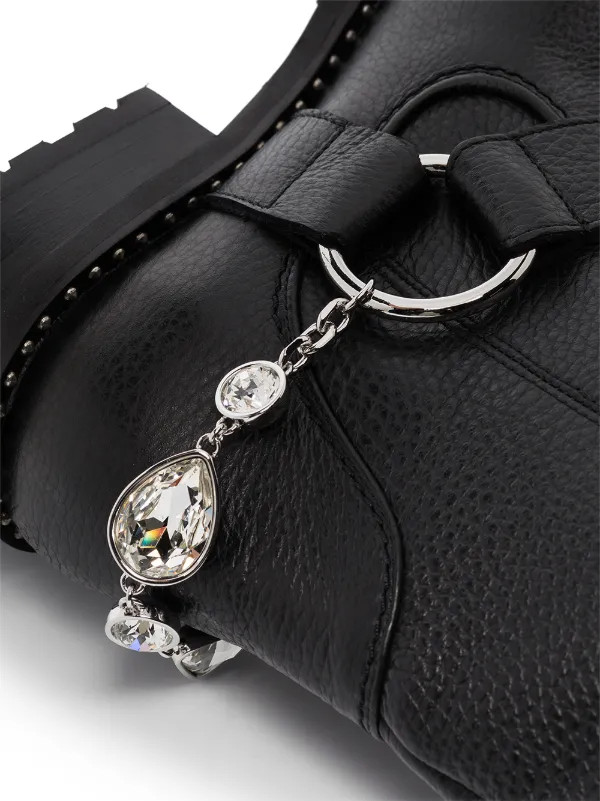 Blake embellished leather ankle boots | Farfetch Global