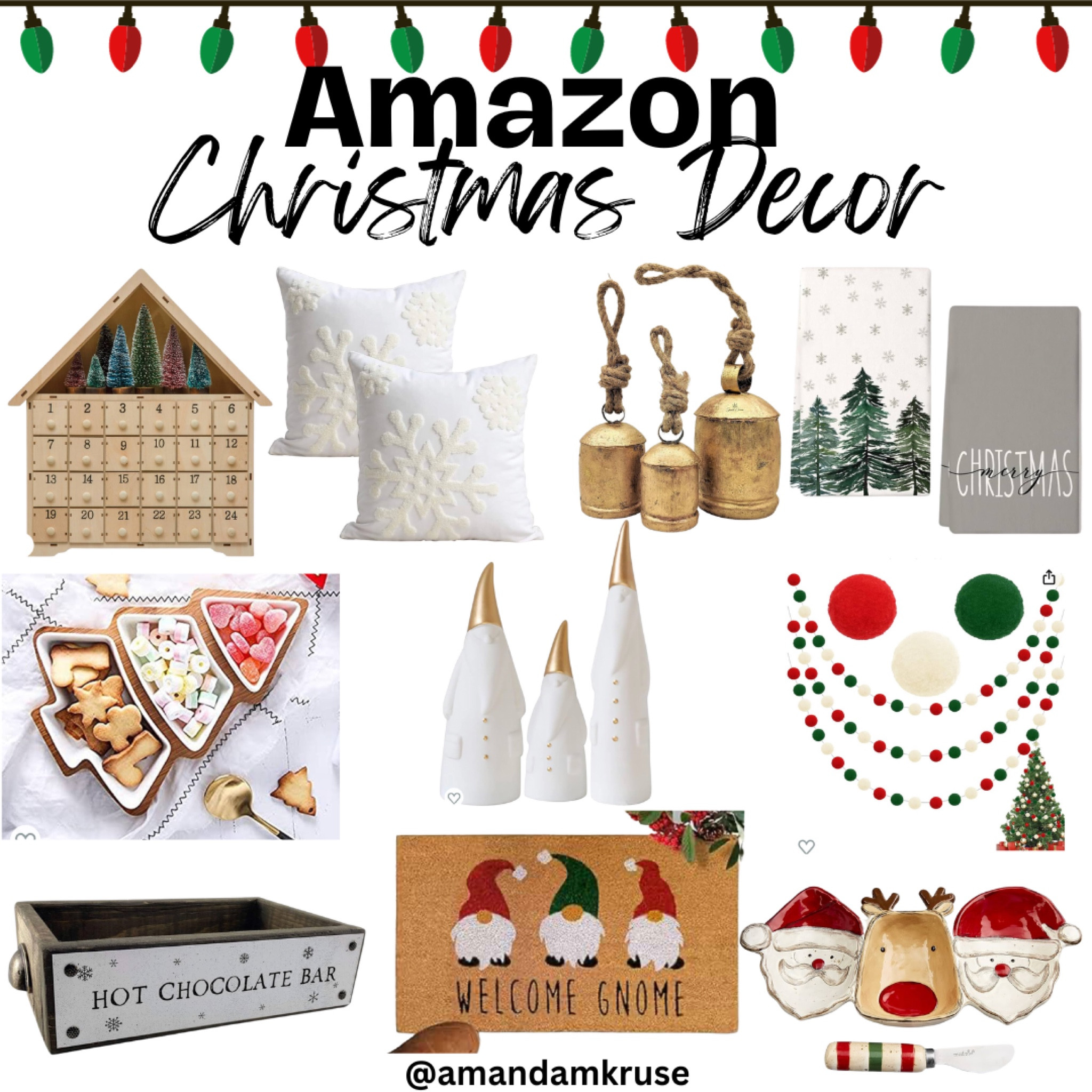 Amazon Christmas Decor. 

Holiday decor, affordable Christmas decor, farmhouse Christmas decor 

#LTKfindsunder100 #LTKhome #LTKHoliday
