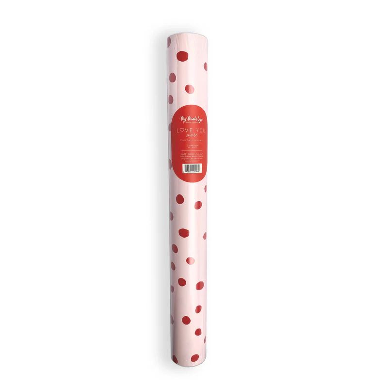 Pink with Red Dots Table Runner | Oh Happy Day Shop