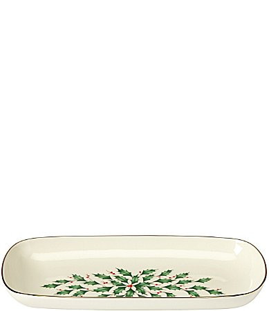 Lenox Hosting the Holiday Bread Tray - Ivory | Dillard's