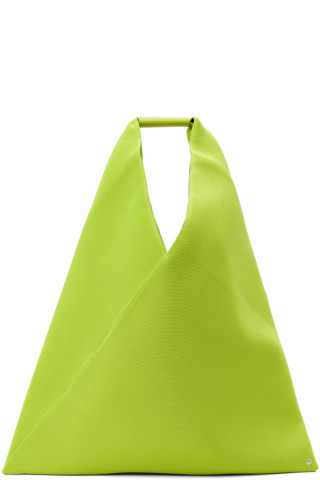 Green Classic Triangle Crossbody Tote | SSENSE