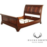 Ethan Allen Newport Collection Mahogany Queen Sleigh Bed | Etsy (US)