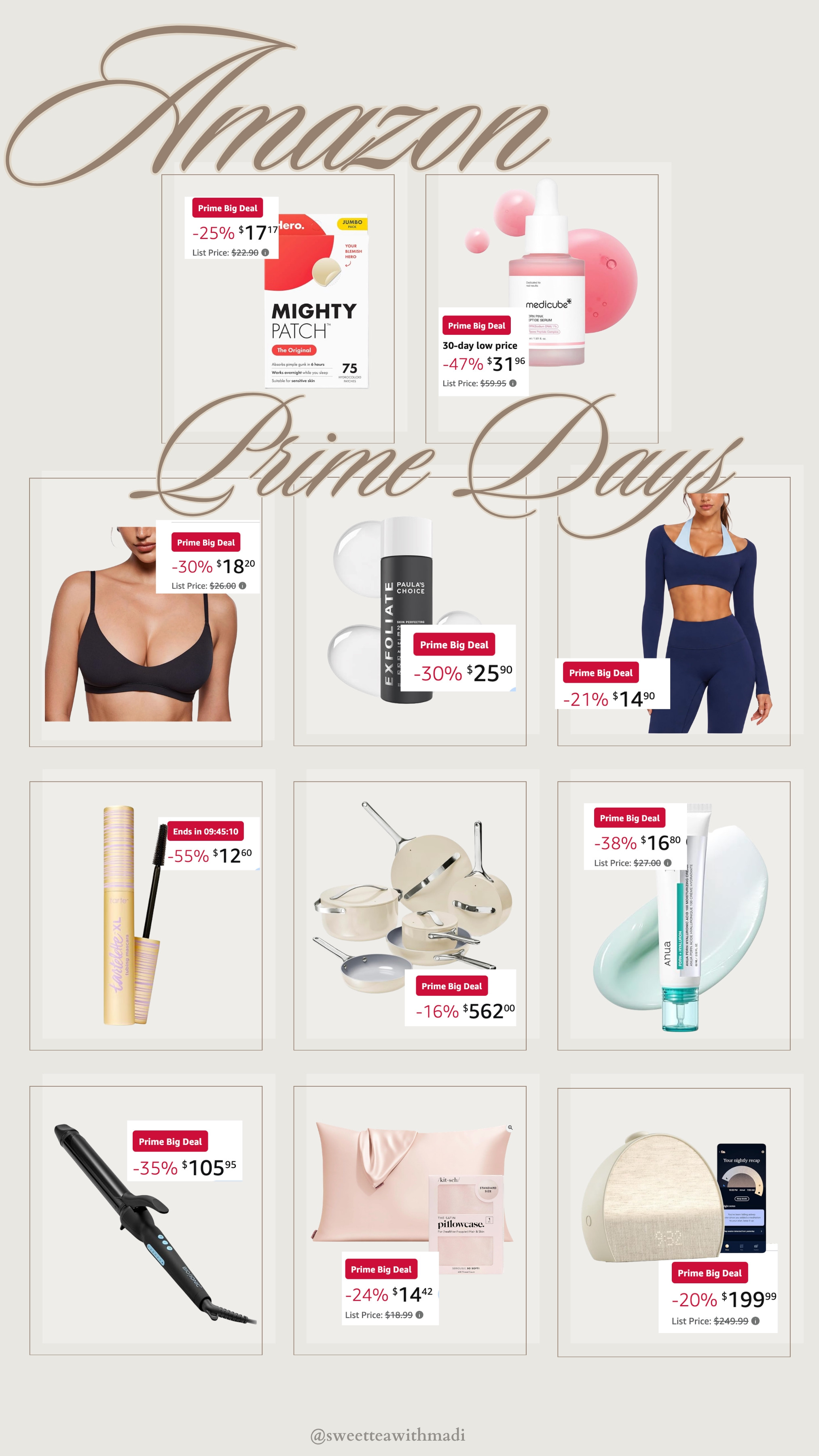Prime Deals that I'm loving!

amazon prime days, amazon finds, amazon beauty, prime deals 

 #LTKSaleAlert #LTKBeauty