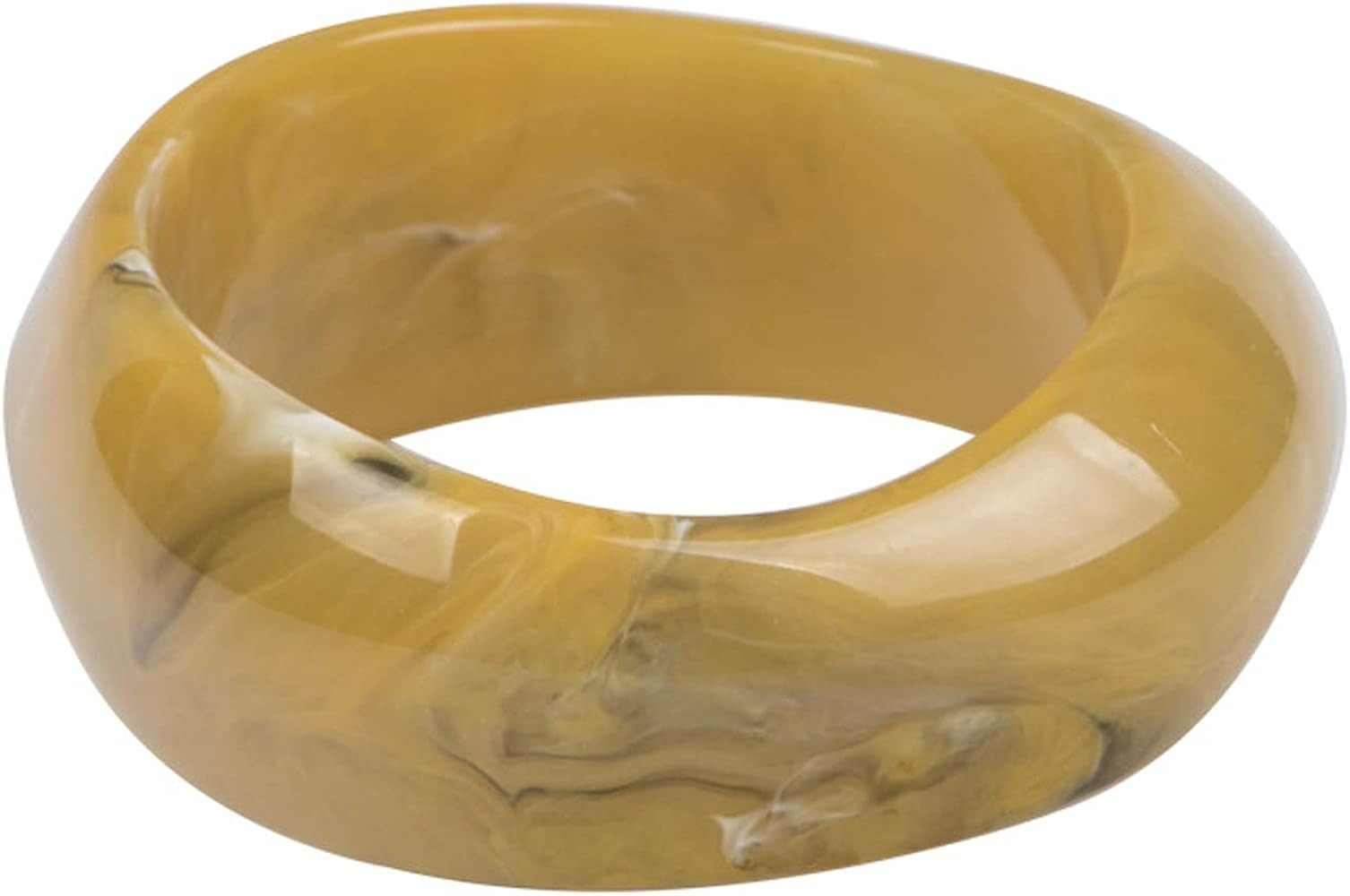 Punk Multiple Color Acrylic Resin Irregular Geometric Bangle Bracelet Tortoiseshell Acetate Mottl... | Amazon (US)