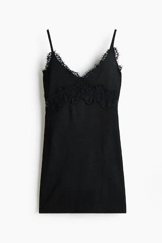 H & M - Lace Detail Dress - Black | H&M (US + CA)