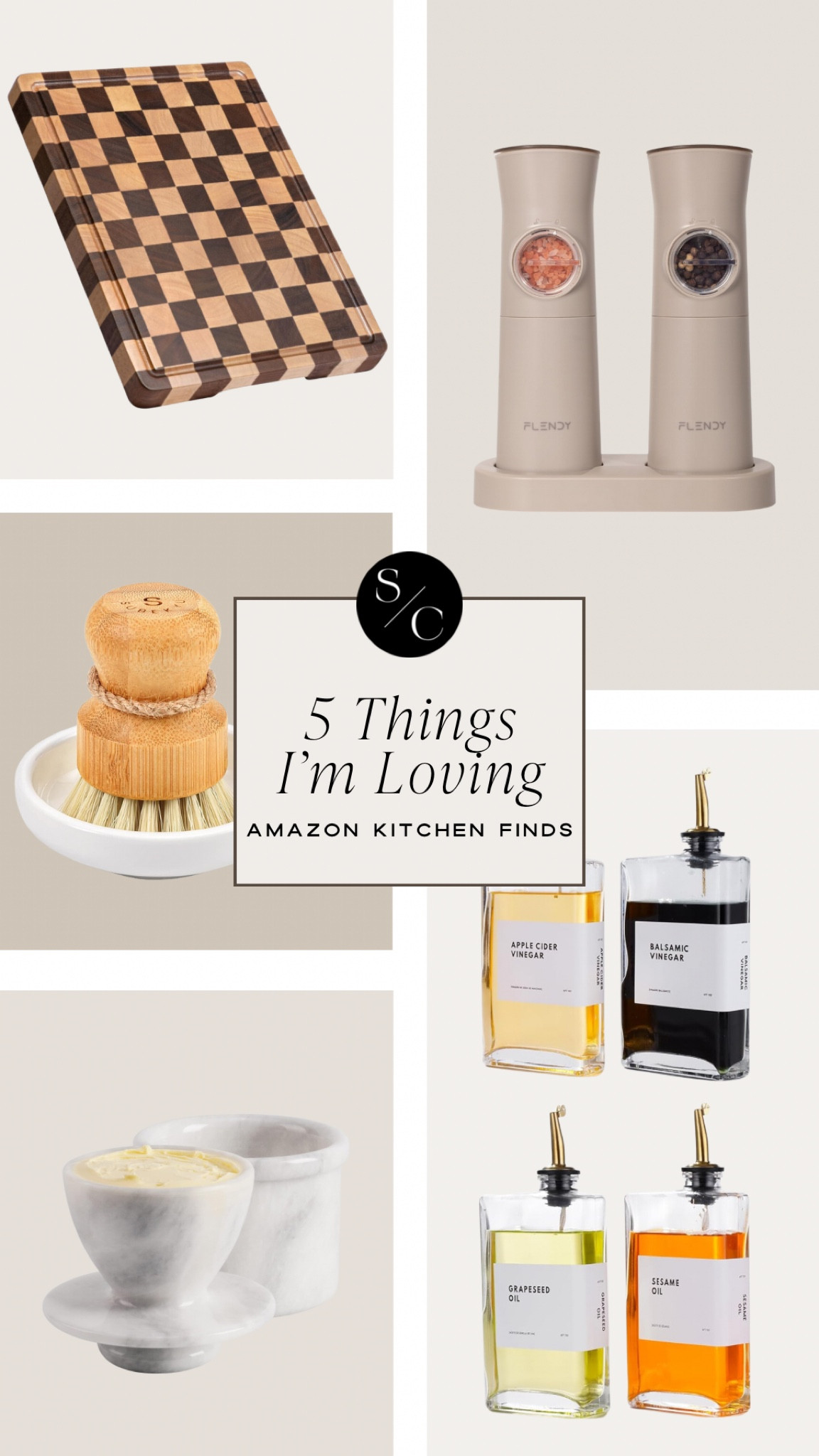 5 Things I’m Loving | Amazon Kitchen Finds

Kitchen must have, kitchen gift, housewarming gift, wedding my gift, amazon find 

#LTKHome #LTKFindsUnder50 #LTKFindsUnder100