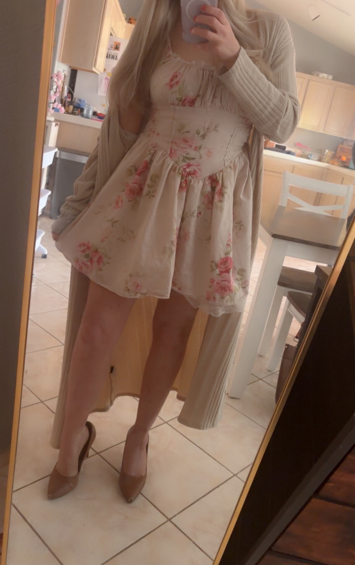 Spring outfit of the day floral dress from target 💗

#LTKootd #LTKgrwm #LTKmomlife