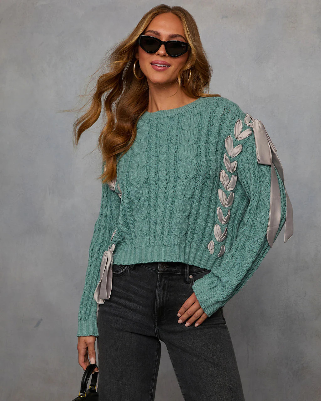 Maleena Braided Ribbon Sweater | VICI