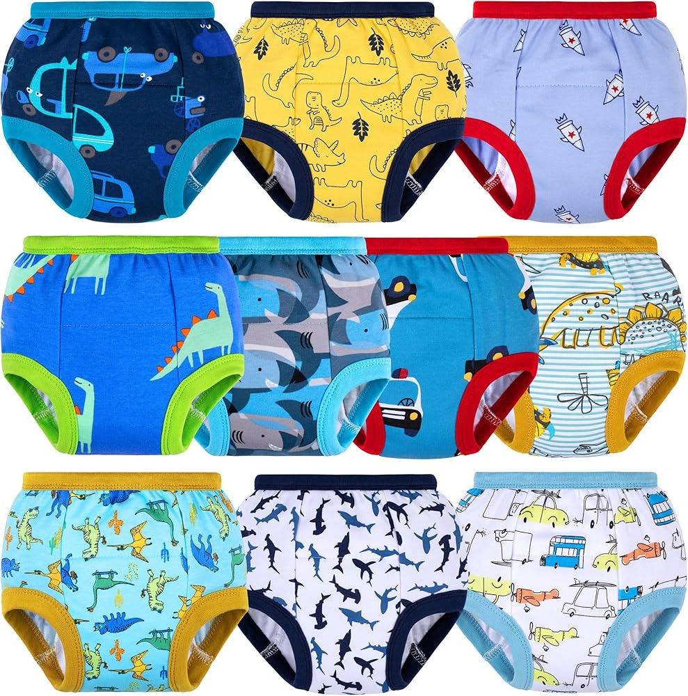 BIG ELEPHANT Toddler Training Pants, Soft Cotton Absorbent Training Underwear for Baby Boys & Gir... | Amazon (US)