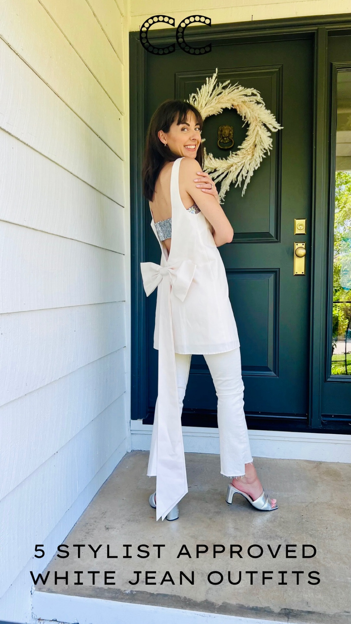 Stop looking for the perfect pair of opaque off white jeans that are comfortable. I found them and styled them for you 5 ways. Shop your closet for these stylist approved looks or get them now with LTK. 

Wearing a 25 in these Mother jeans with a 25.5@ inseam, 16” leg opening, and 10.25” rise.