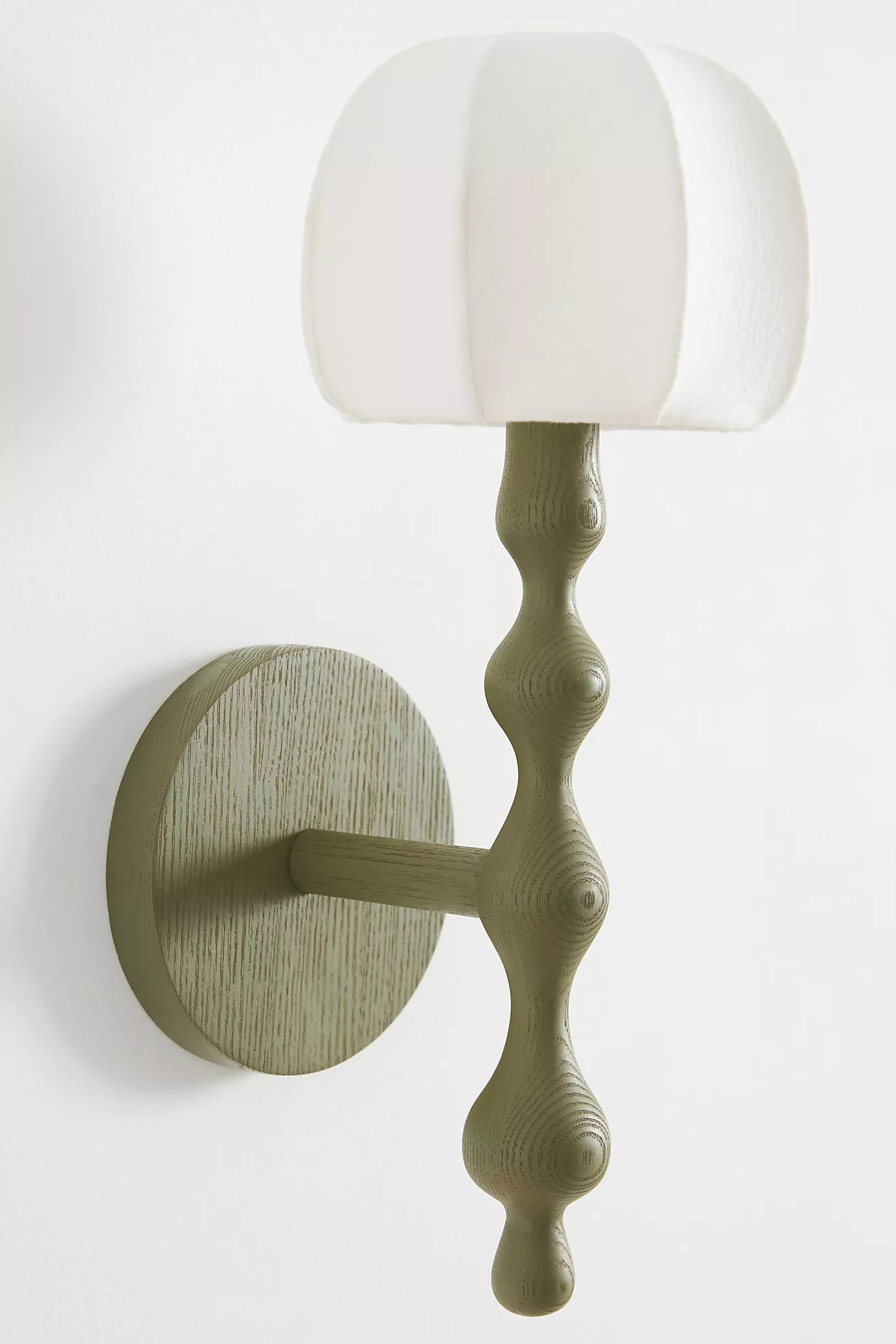 LALA Reimagined Wood Shaded Sconce | Anthropologie (US)