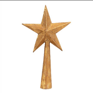 Handmade Paper Mache Tree Topper | Stoffer Home