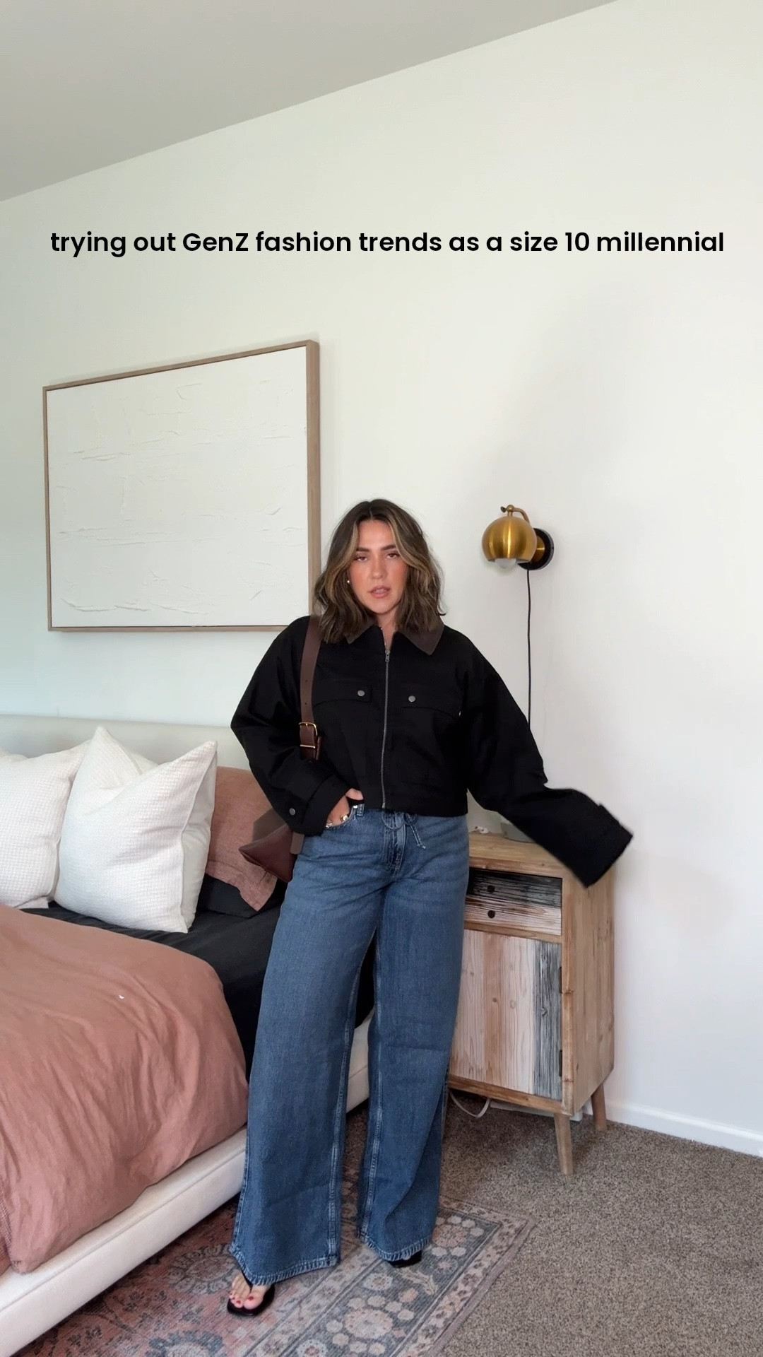 Listen I can’t go full blown baggy but I’m trying ok? I live by the balance rule as a millennial and I love a good front tuck. These jeans are on sale right now and unreal. I’m in a size 10, trucker jacket size XL (could do L), everything else size L or 1X! Fall fashion! 

#LTKMidsize #LTKSeasonal #LTKFallSale