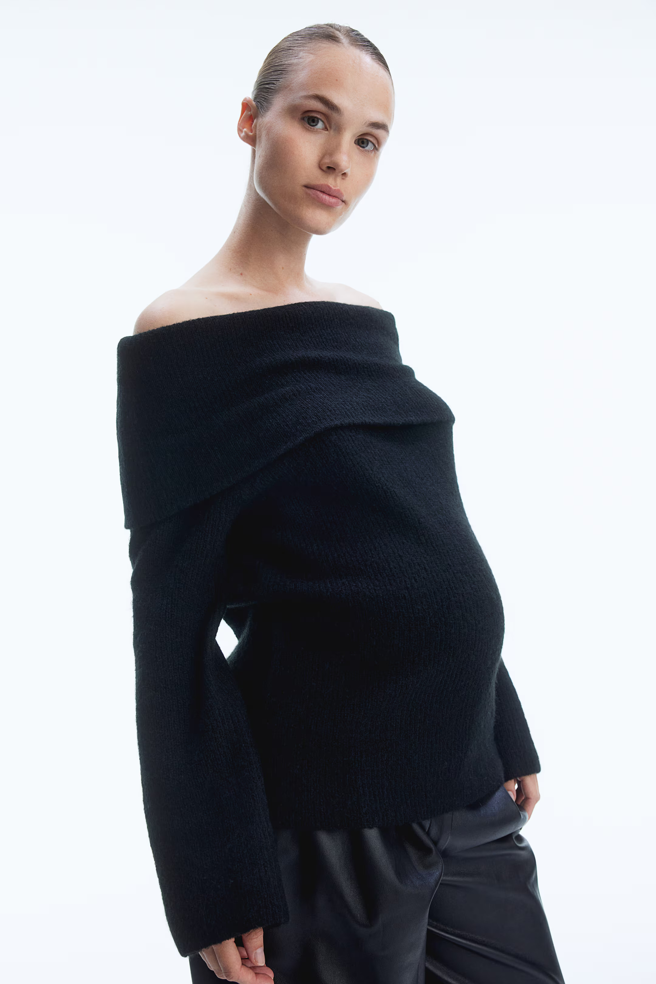 MAMA Off-the-Shoulder Sweater | H&M (US + CA)