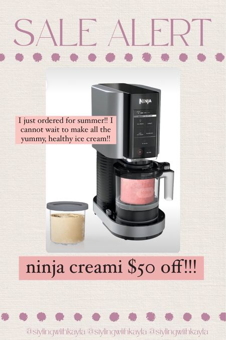 Ninja creami on sale!!! Viral ice cream maker on sale 

#LTKSaleAlert #LTKHome #LTKSeasonal