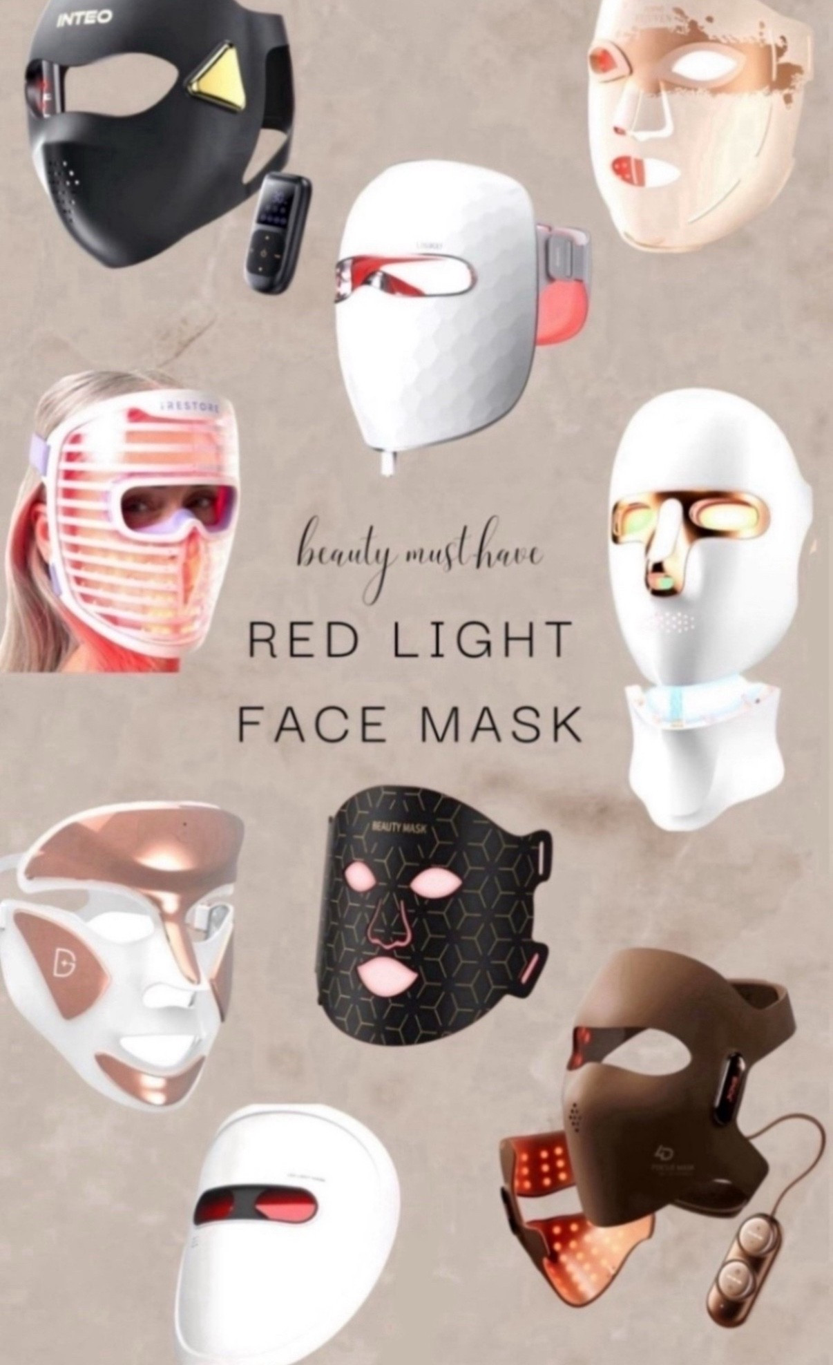looking for glowing skin? I put together the most-loved red light therapy masks! #skincare #redlighttherapy #beautygadgets #redlightfacemask #redlighttherapymask #beautymask #lighttherapy
