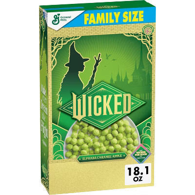 General Mills Wicked Elphaba Caramel Apple Family Size Breakfast Cereal - 18.1oz | Target