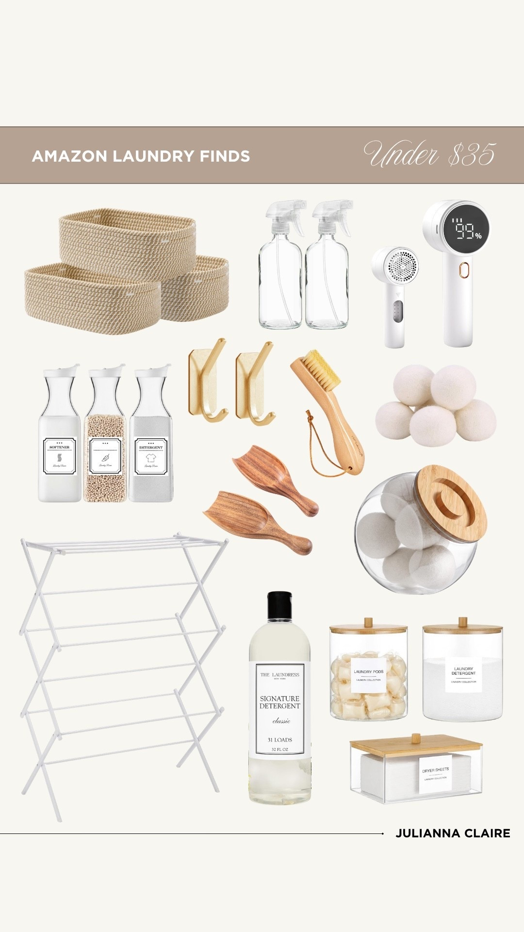 Laundry essentials from Amazon under $35!

#LTKHome