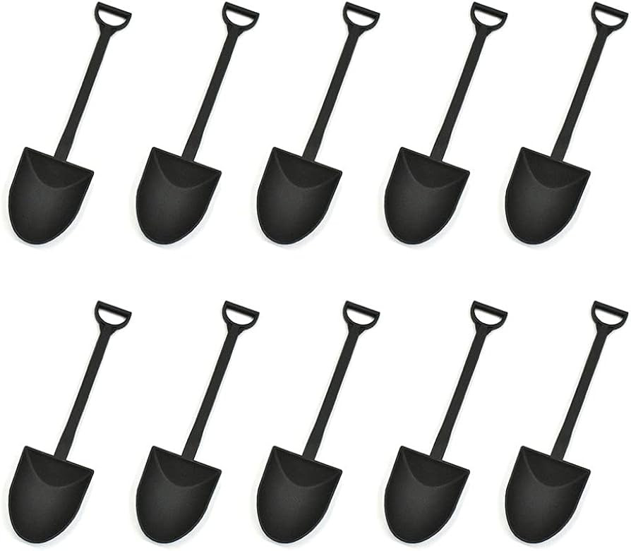 50PCS Plastic Disposable Mini Ice Cream Dessert Spoon Shovels Pudding Yogurt Spoons for Family or... | Amazon (US)