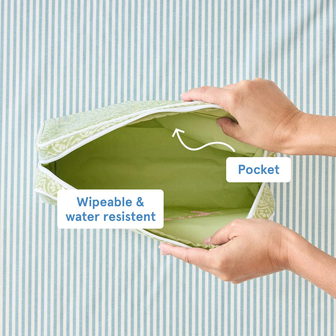 Large Patterned Toiletry Bag | Weezie Towels