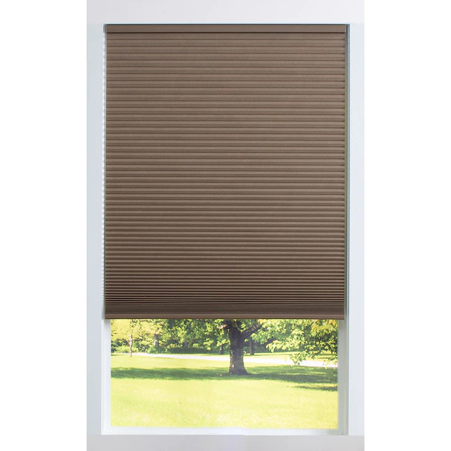 allen + roth 36-in x 64-in Linen Blackout Cordless Cellular Shade | Lowe's